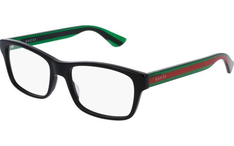 gucci red and green frames|clear gucci prescription glasses.